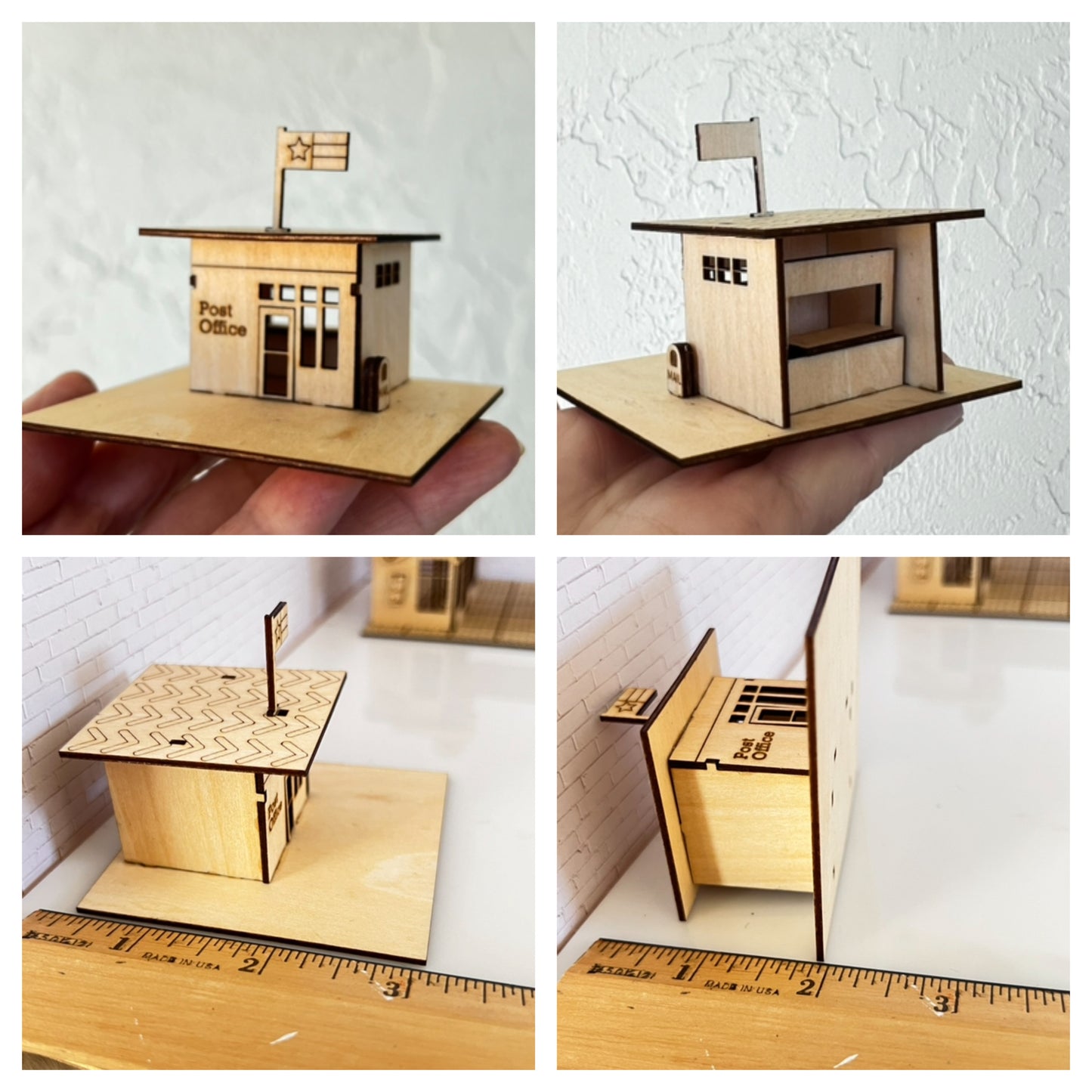 The Post Office, Mini Town Building Kits 1:144