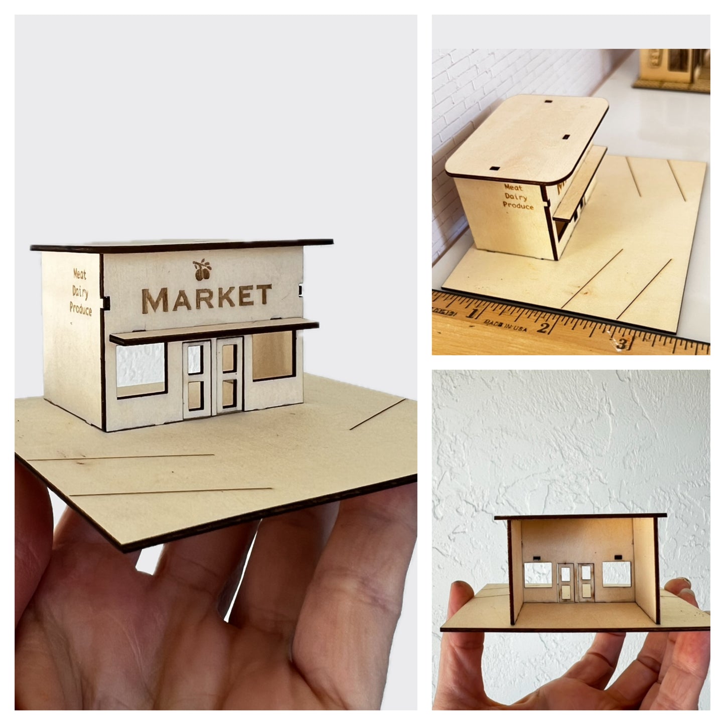 The Market, Mini Town Building Kits 1:144