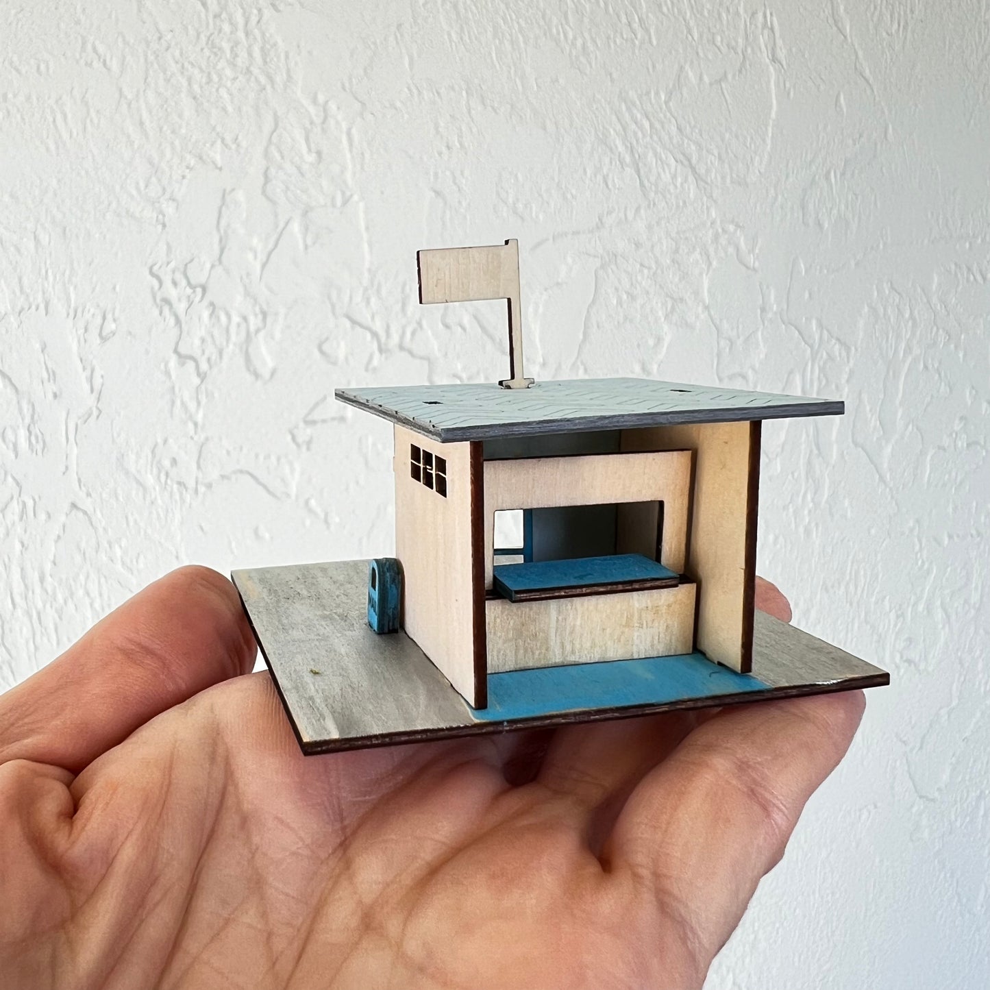 The Post Office, Mini Town Building Kits 1:144