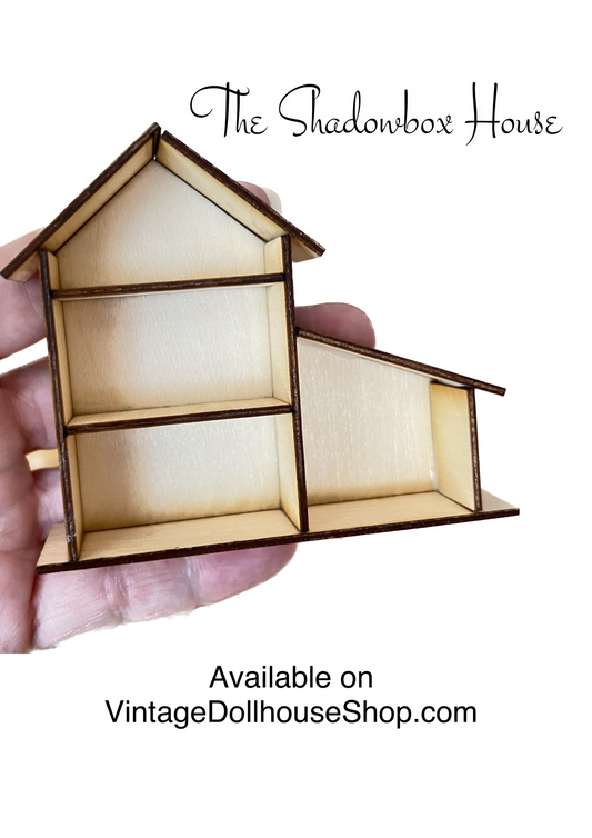 Shadowbox Miniature Dollhouse 1:144